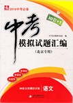 2017年中考模拟试题汇编语文北京专用