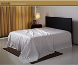 宿舍宾馆酒店全棉斜纹贡缎条纯色床单被套单件被罩纯棉单双人床品