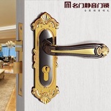 【大节有礼】名门静音门锁欧式古典房门锁卧室门锁MV4060枪间金