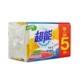 超能透明皂226g*2块椰果植物换彩皂洗衣增白皂洗衣皂