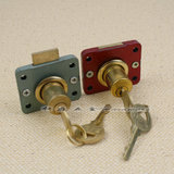 808 515老式抽屉锁 信箱锁小锁芯 锁芯直径16mm 15mm橱柜门锁