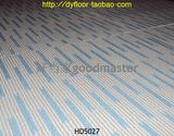 蓝色条纹塑胶地板PVC石塑地板 防水防火防污塑料地毯地胶板易清洁