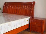 加厚橡木床 实木床 1.2米儿童床 1.5米双人床 1.8米 长沙包邮安装