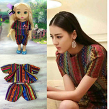沙龙芭比娃娃民族风衣服泰国风套装短裤配件玩偶服装迪丽热巴同款