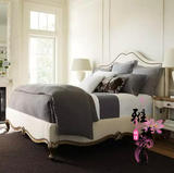 全实木床家具1.8米欧式床双人床 北欧法式床简欧床新古典床美式床