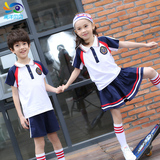 幼儿园园服夏装中小学生校服套装纯棉新款儿童六一表演潮定制韩版