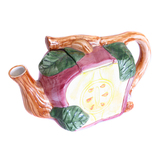 外贸出口原单 苹果造型 欧美创意陶瓷小茶壶