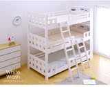 实木儿童三层床多功能幼儿高低上下床成人子母床组合组装定制家具
