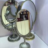 韩国原装进口 唯美蕾丝 宫廷复古 台式镜 化妆镜 公主镜 镜子