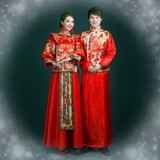 中式结婚礼服新娘新郎秀禾服男女套装唐装嫁衣绣和敬酒服孕妇可穿