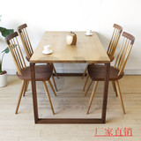 纯实木餐桌 白橡木实木餐桌日式餐桌橡木餐桌椅现代餐桌椅原木桌
