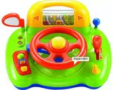 婴幼儿童仿真模拟汽车驾驶方向盘玩具宝宝早教益智音乐故事机玩具