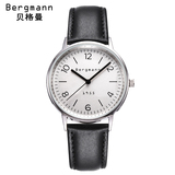 Bergmann德国贝格曼1955包豪斯手表男石英简约情侣对表女款时装表