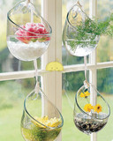 创意壁挂 简约花瓶 欧式水晶玻璃倍形 水培花器 现代小鱼缸装饰品