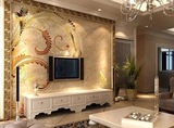 瓷砖3d彩雕客厅欧式中式流行促销电视沙发艺术背景墙纯色古典
