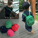 韩国代购 小童儿童帆布双肩背包 防走失背包 1-2-3岁宝宝书包