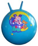 正品博斯凯防爆加厚健身球瑜伽球儿童羊角球跳跳球波波成人球蓝色