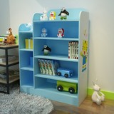 特价儿童书架书柜学生储物架宜家粉色置物架卡通玩具柜蓝色柜子