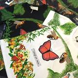 2016女士夏季G家同款刺绣蝴蝶蜜蜂花卉短袖T恤