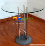 办公家具板式小型会议桌钢架创意洽谈桌简约现代玻璃椭圆桌椅人气