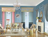 奢华欧式高精密雪尼尔面料成品窗幔帘头 款式多样 客厅卧室书房
