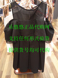 专柜正品代购ochirly欧时力2016春夏黑色连衣裙1HY1082550-769