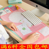 韩国超大号创意电脑办公桌垫书桌垫鼠标垫可爱游戏桌面鼠标垫便签