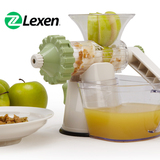 Lexen手摇式榨汁机 小麦草榨汁器手动蔬果汁机婴儿原汁机特价包邮