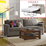 美式沙发床现代简约可折叠1.5米1.8米床客厅卧室布艺沙发床小户型