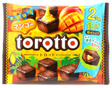 日本零食 明治meiji torotto烘烤方块芒果味酱心巧克力9粒限定