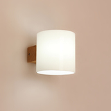 简约现代北欧艺术灯创意实木LED客厅卧室灯过道阳台墙床头灯壁灯