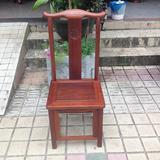 缅甸花梨木中式仿古餐椅家用明清新古典实木靠背椅子红木家具餐椅