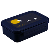 日本Asvel促销保鲜月兔便当盒 单层密封抗菌餐盒防漏可爱学生饭盒
