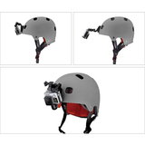 小米小蚁山狗相机 gopro 4 3+配件 运动相机头盔前侧自拍固定支架