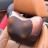 汽车电动按摩头枕护颈枕个性座椅车用热疗推拿脖子颈椎枕四季腰枕