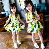 女童夏装2016女孩裙子韩版新款宝宝儿童夏季童装短袖公主裙连衣裙