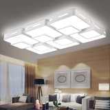 2015新款现代简约LED吸顶灯长方形客厅卧室餐厅书房创意灯具灯饰