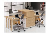 佳美办公家具 办工作桌 简约组合 屏风 隔断 时尚办公桌椅四人位