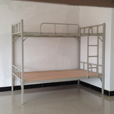 加厚钢铁成人员工床上下铺铁床双层高低铁床公寓床铁艺工地专用床