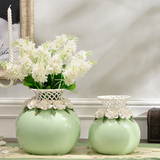 欧式陶瓷花瓶客厅台面餐桌电视柜玄关家居装饰品摆件结婚乔迁礼物