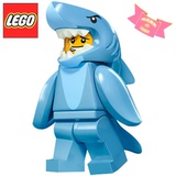 【肉肉】乐高LEGO 71011 第15季人仔抽抽乐13#人扮鲨鱼 鲨鱼人
