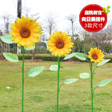 花园庭院装饰品仿真植物摆件向日葵太阳花玻璃钢雕塑户外园林摆设