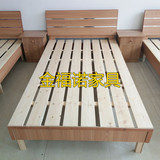 特价实木床板简易床单人1.2m双人1.5m1.8m尺寸可定制只限济南市区