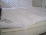 星级酒店专用 羽绒床垫 鹅毛床垫 双层可替席梦思 垫被 褥子垫子