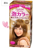日本代购新版Prettia花王泡泡染发剂植物泡沫染发膏