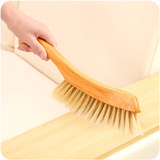 扫床刷静电除尘刷大号韩国软毛刷子猪鬃床刷子木柄沙发被子清洁刷
