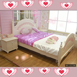 简欧床韩式风格田园床1.5米公主高箱床双人床家具成人卧室套房