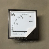 指针式直流电压表表头42C3 0-15KV接入0-1mA开孔尺寸116*116MM