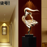 抽象装饰品雕塑艺术品创意摆件酒店客厅软装配饰样板房玄关摆设品