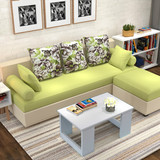 布艺沙发小户型时尚现代简约客厅家具双三人布沙发组合可拆洗特价
